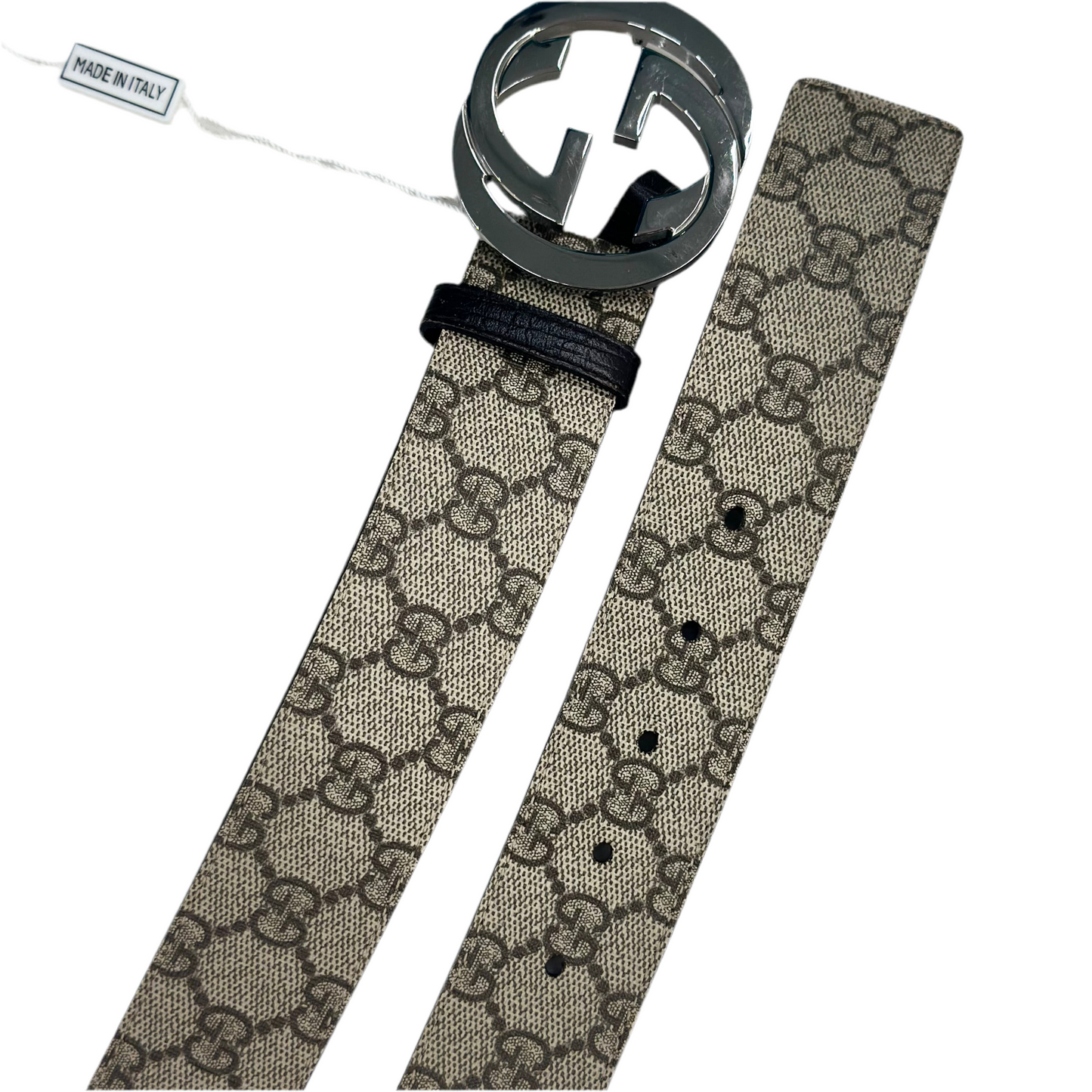 CINTURA GUCCI GG INTERLOCKING