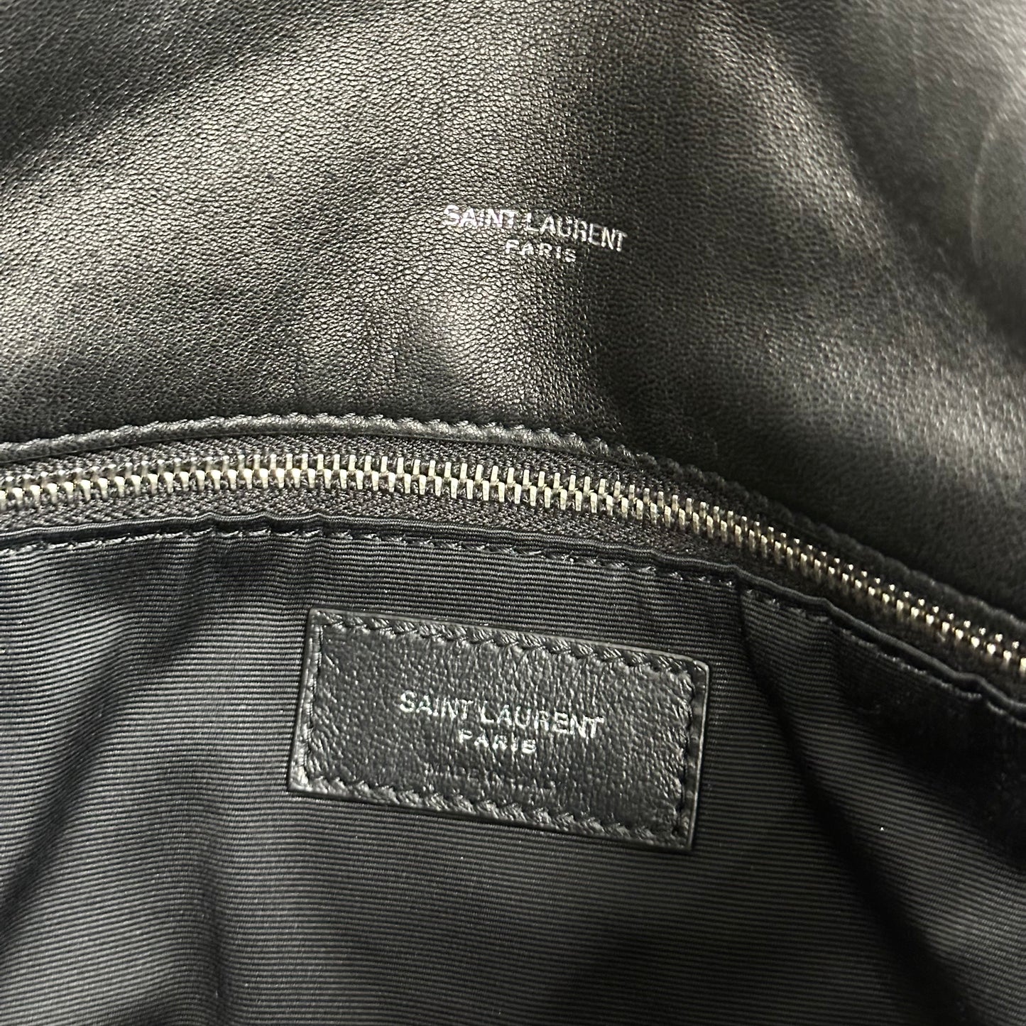 YSL Puffer Media In nappa trapuntata