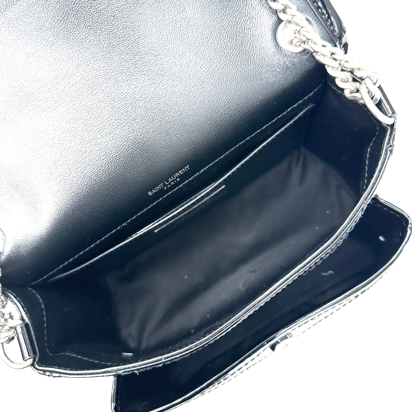 BORSA YVES SAINT LAURENT PATENT LEATHER NIKI BABY