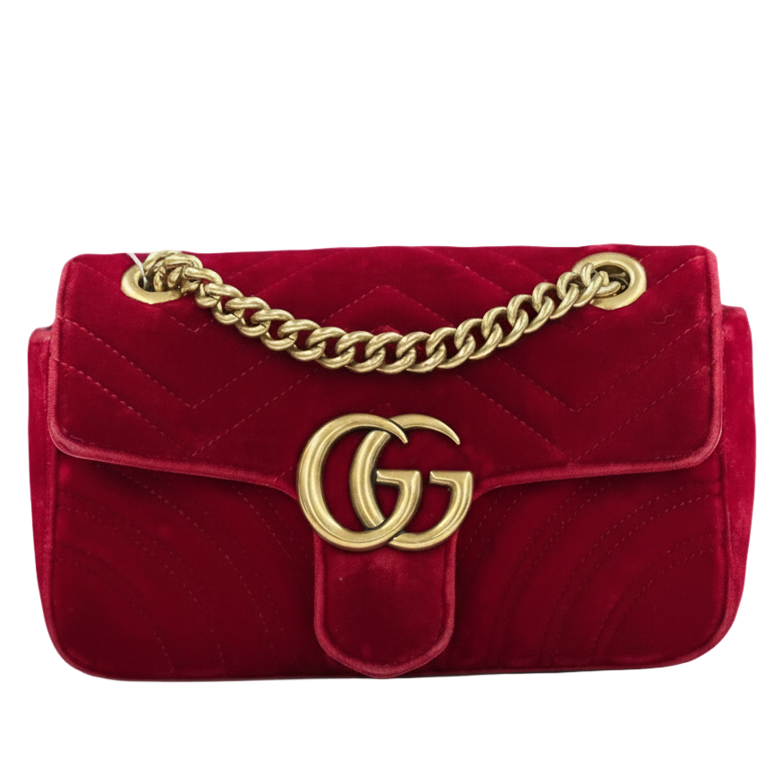 BORSA GUCCI MARMONT GG IN VELLUTO
