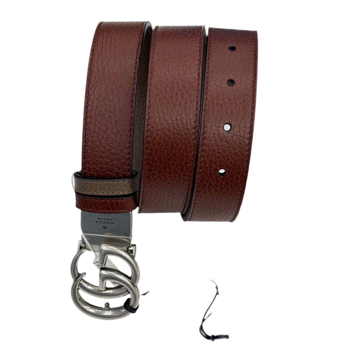 CINTURA GUCCI GG MARMONT REVERSIBILE