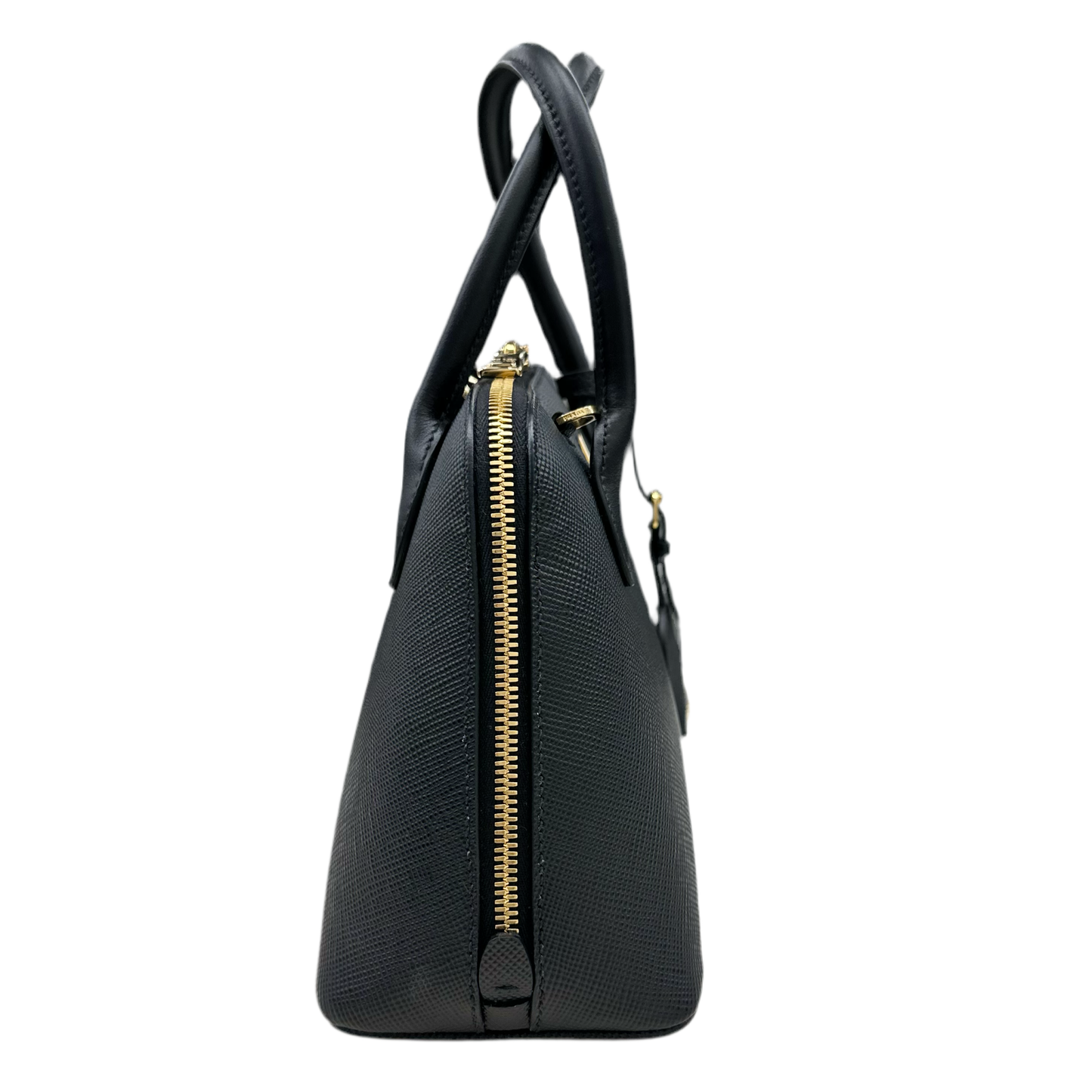 Prada Promenade in pelle saffiano nera