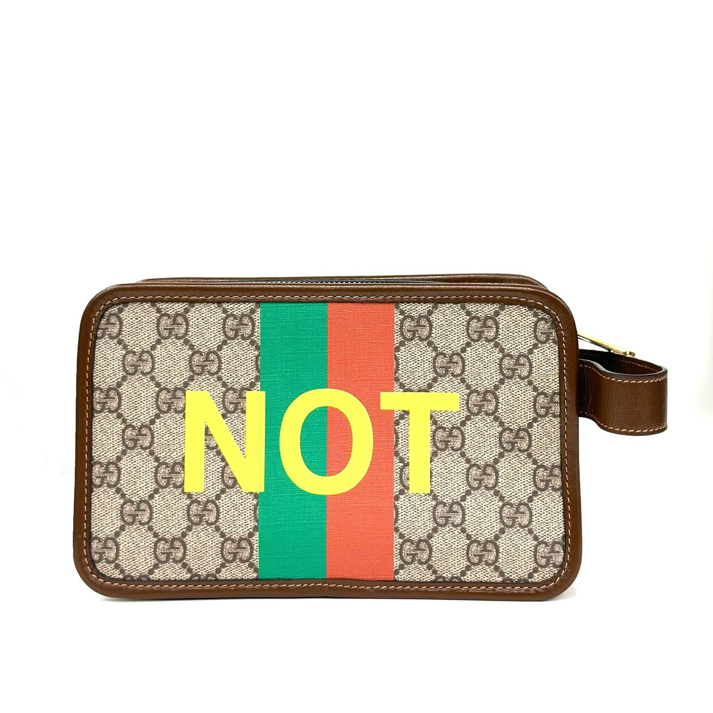 POCHETTE GUCCI GG SUPREME FAKE NOT