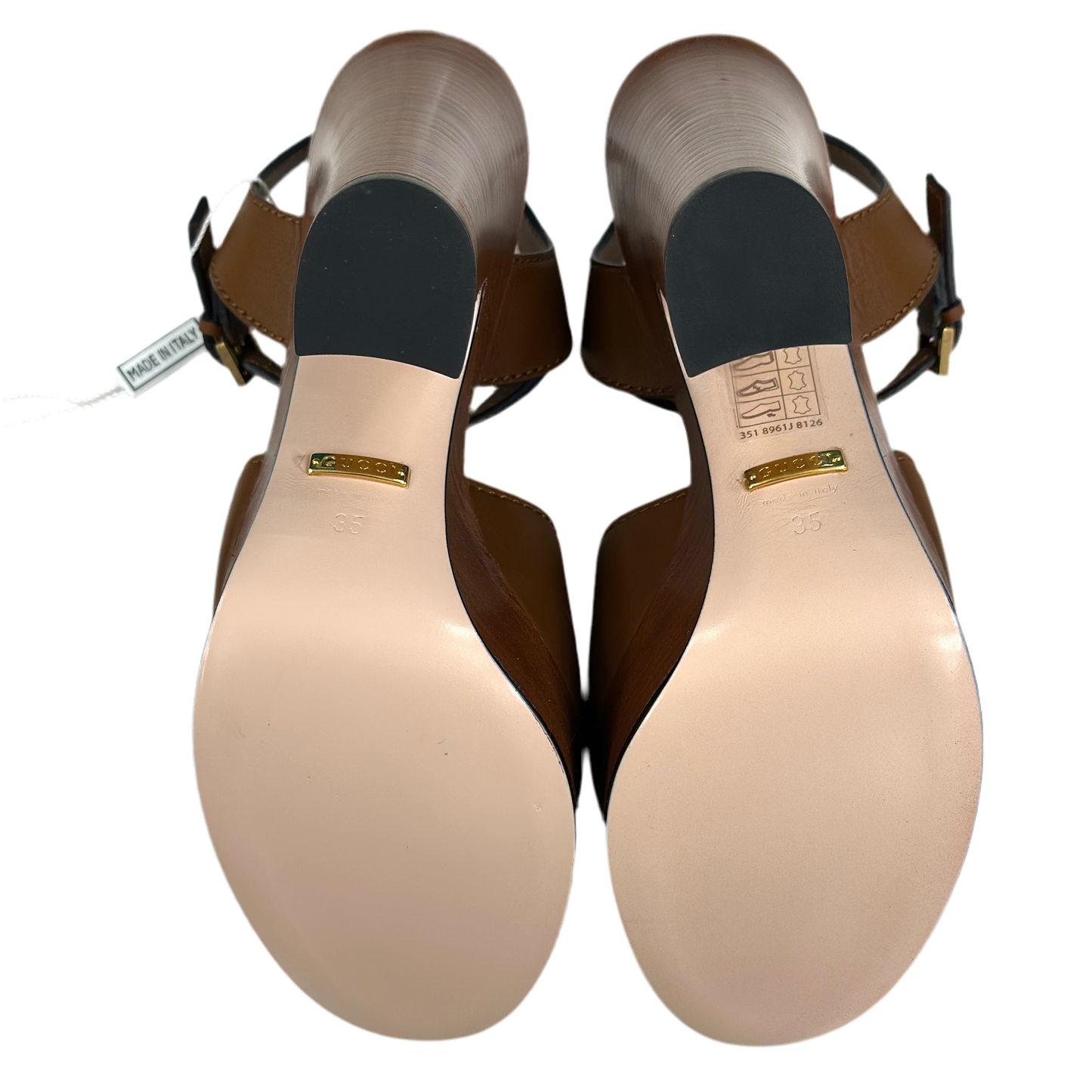 Sandali Gucci Tan Interlocking G