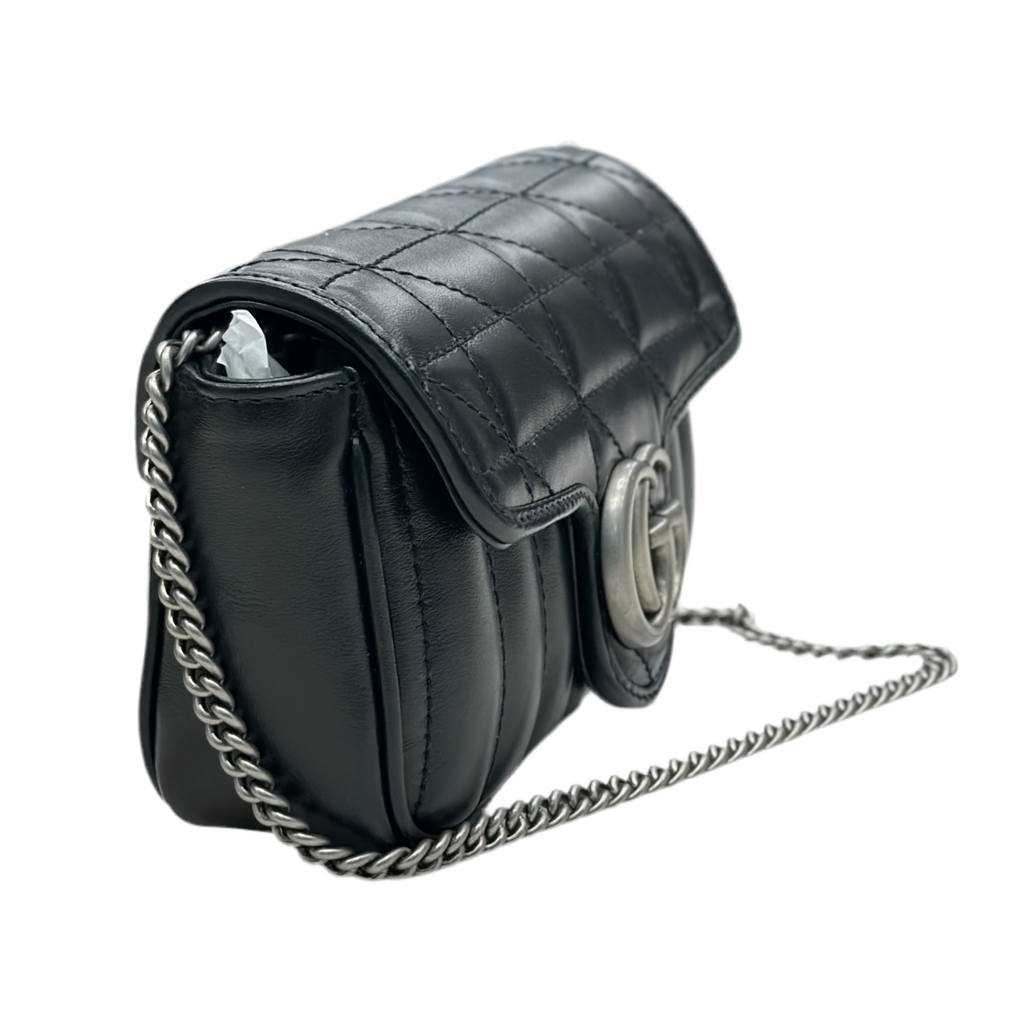 Tracolla Gucci Mini Marmont GG