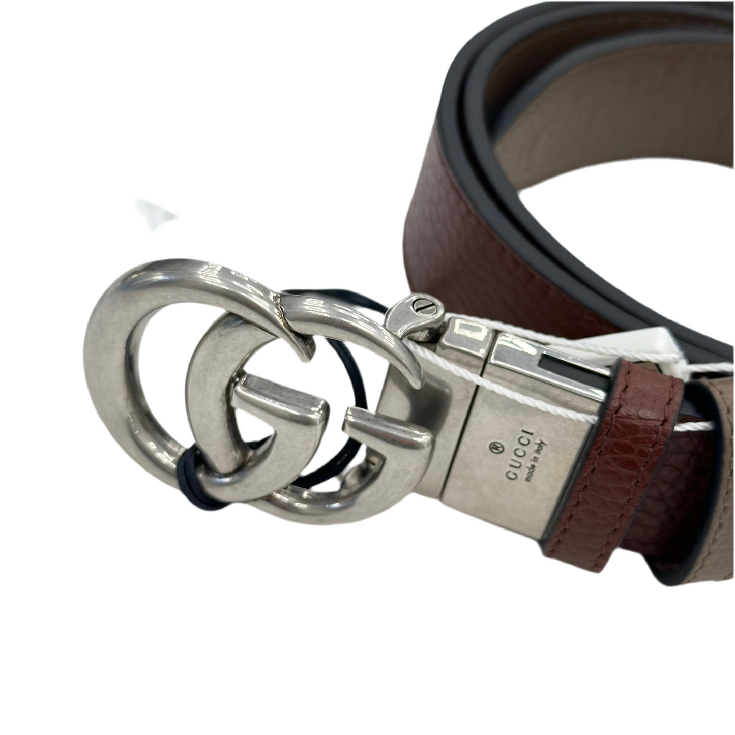CINTURA GUCCI GG MARMONT REVERSIBILE