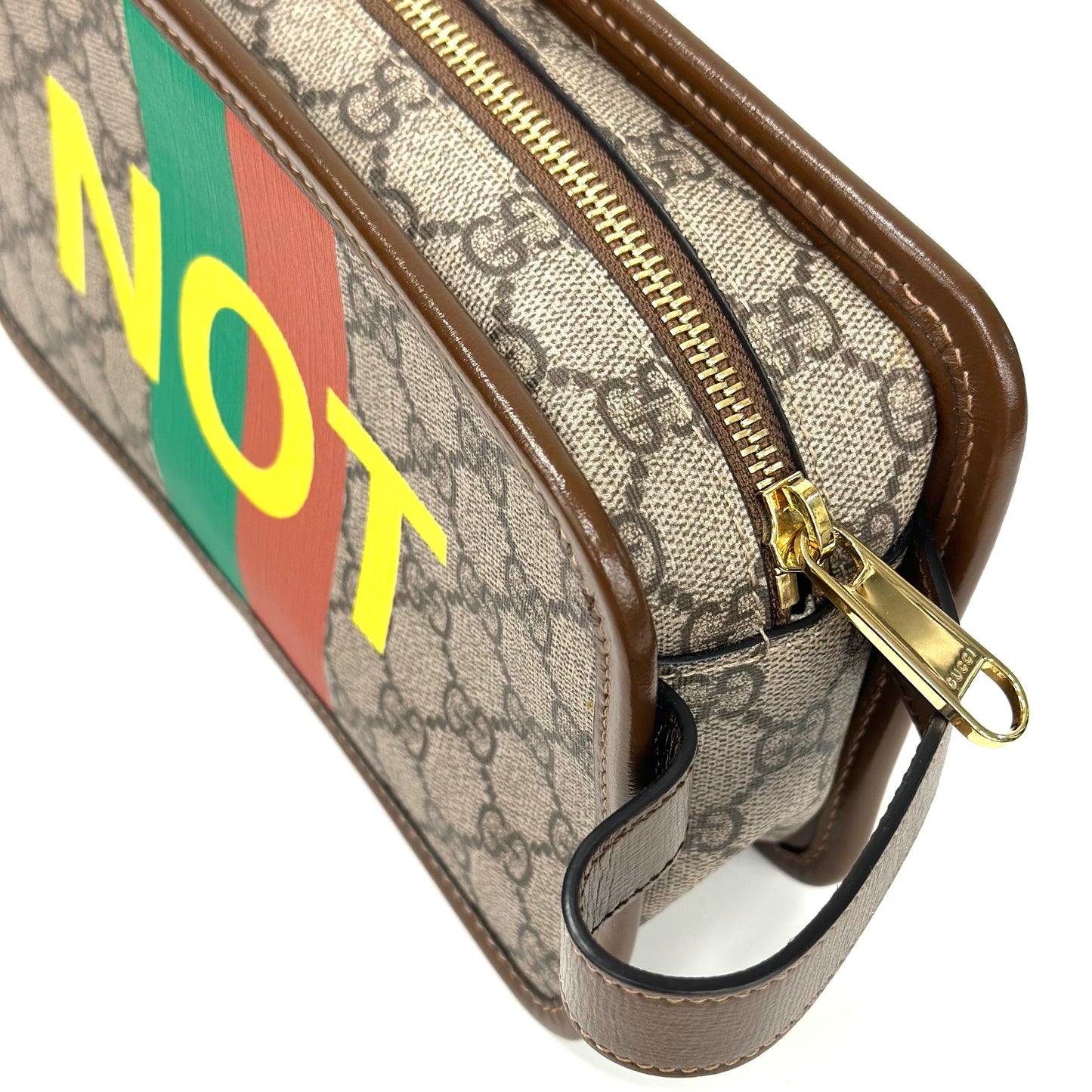 POCHETTE GUCCI GG SUPREME FAKE NOT