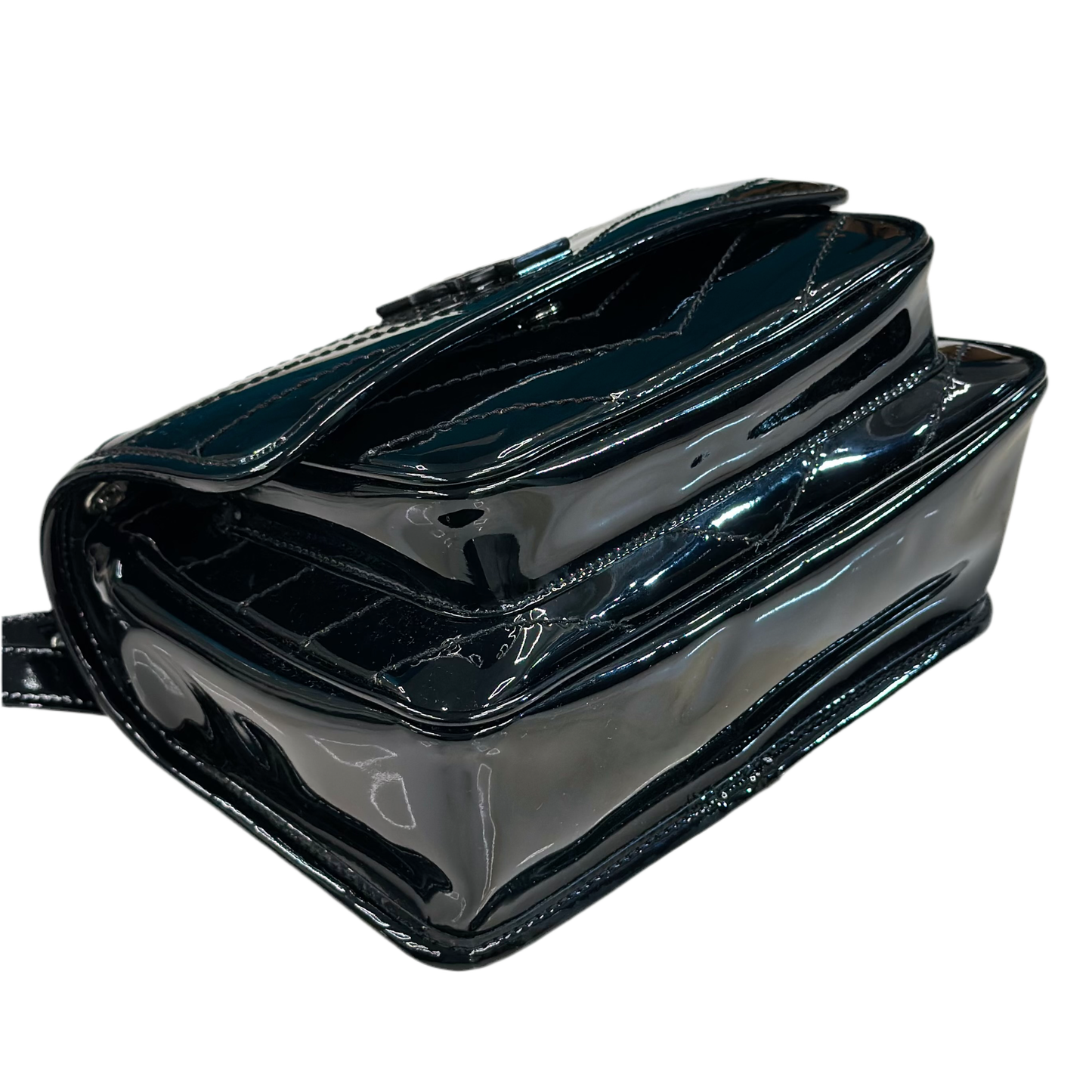 BORSA YVES SAINT LAURENT PATENT LEATHER NIKI BABY