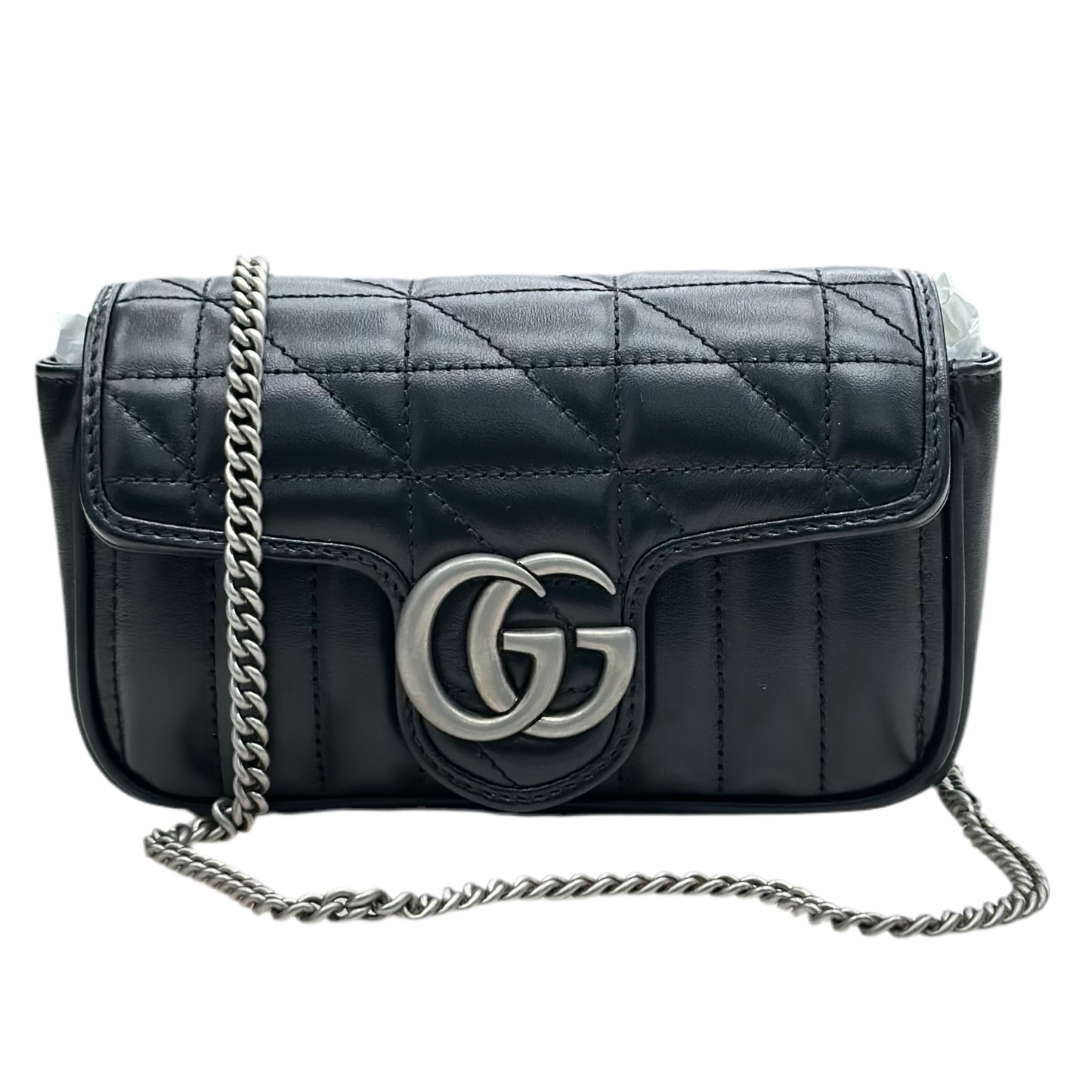 Tracolla Gucci Mini Marmont GG