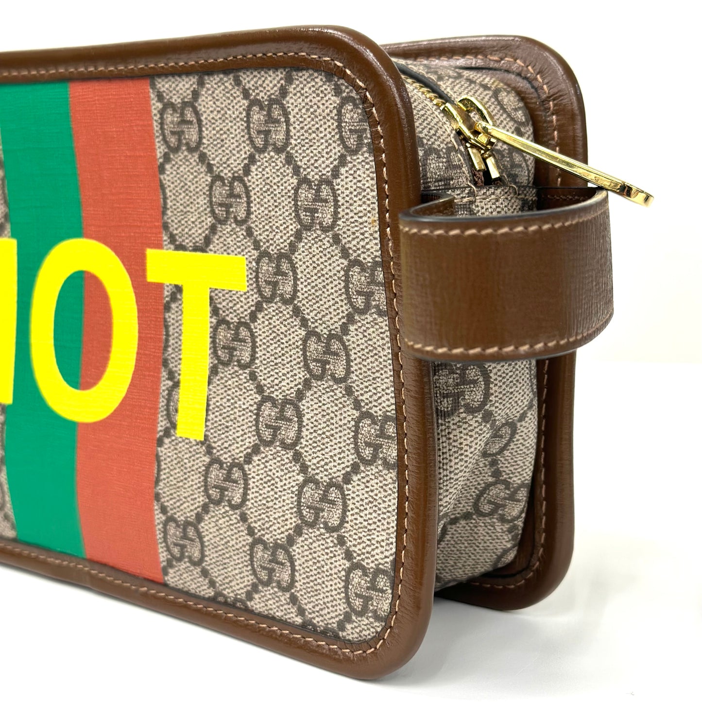 POCHETTE GUCCI GG SUPREME FAKE NOT