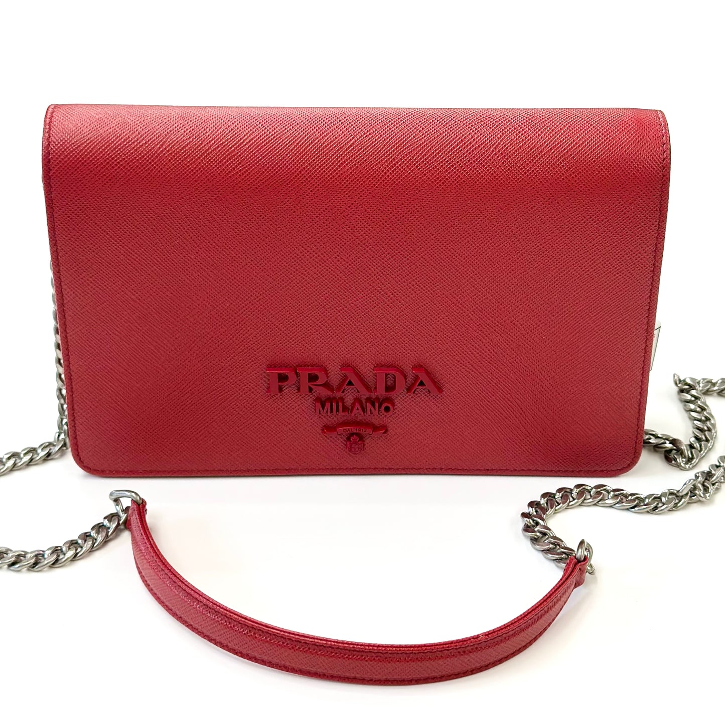 Tracolla Prada Rosso in Saffiano