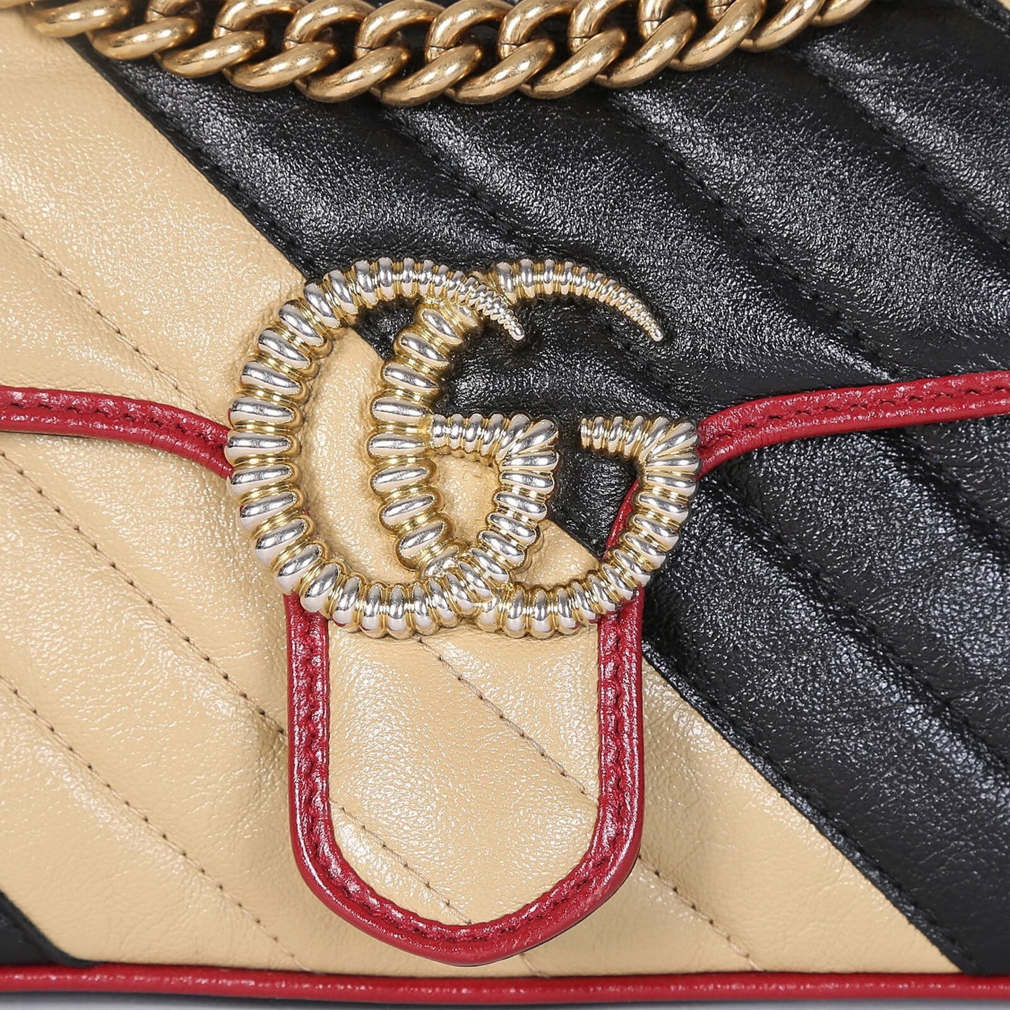 BORSA GUCCI MARMONT GG BICOLORE