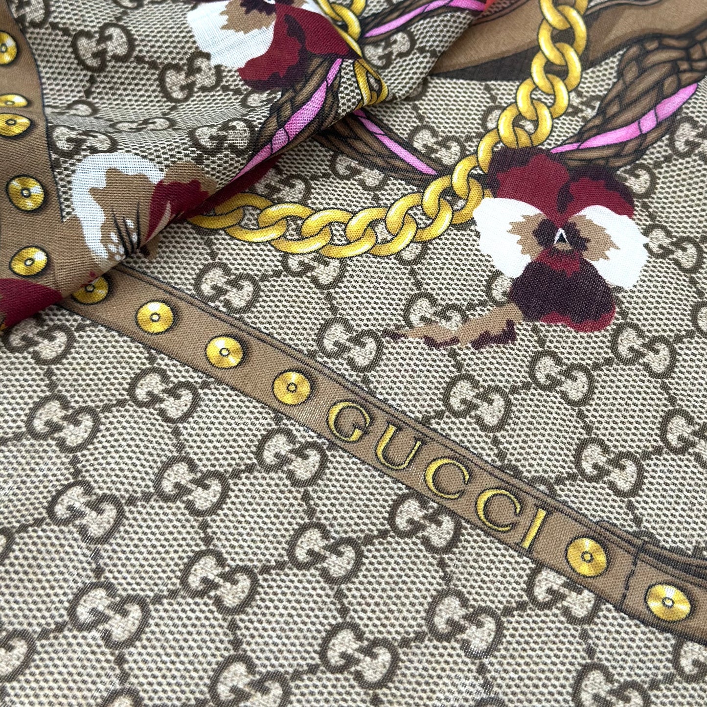 SCIALLE GUCCI BLOOM MONOGRAM