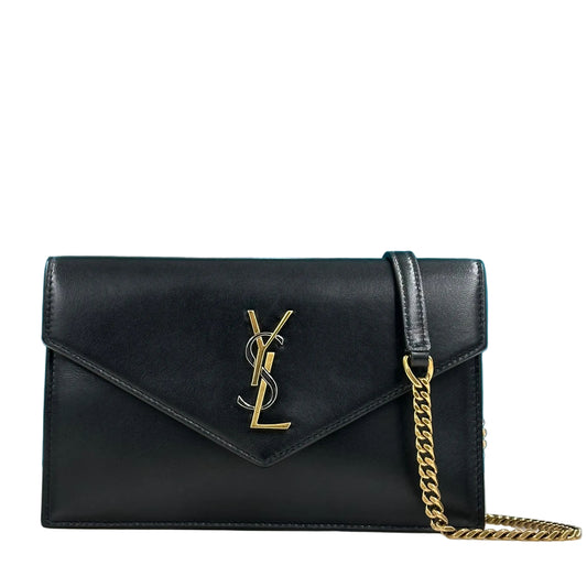 SAINT LAURENT ENVELOPE CHAIN WALLET