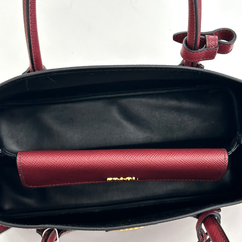 Prada Saffiano Bordeaux Medium