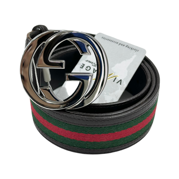 Cintura Gucci gg fascia web