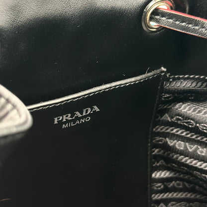 SECCHIELLO PRADA IN RE-NYLON E SAFFIANO