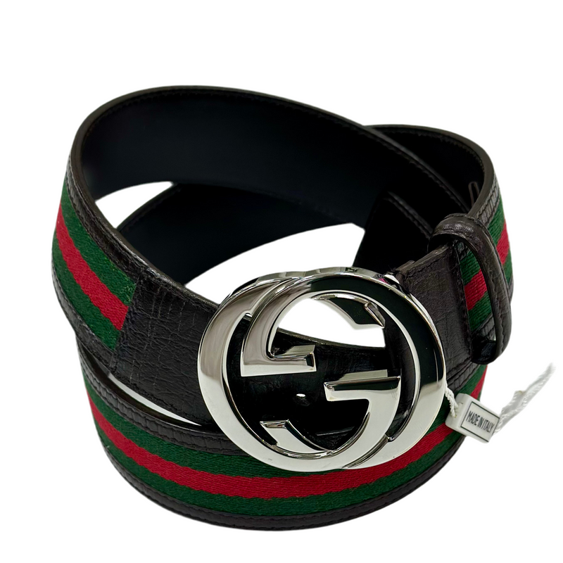 Cintura Gucci gg fascia web