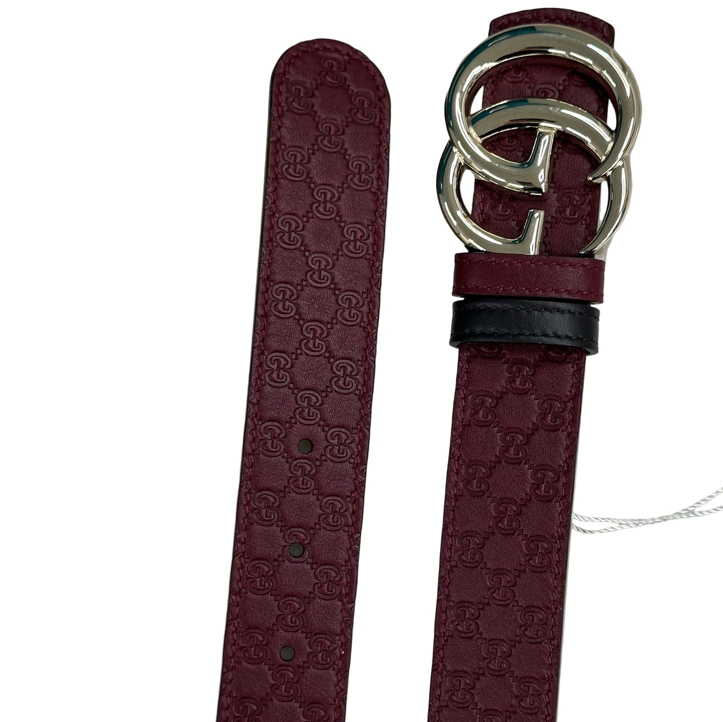 CINTURA GUCCI GG REVERSIBILE