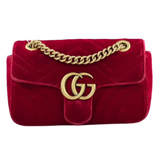 BORSA GUCCI MARMONT GG IN VELLUTO