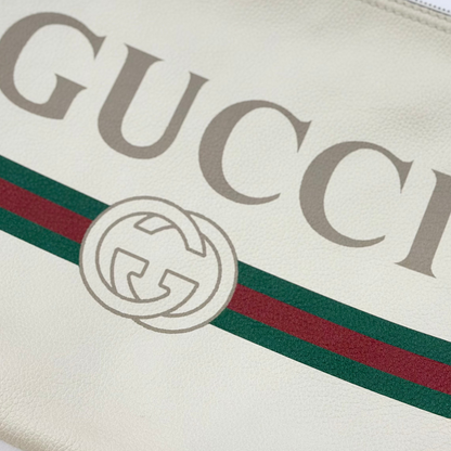 Pochette Gucci in Pelle Bianca