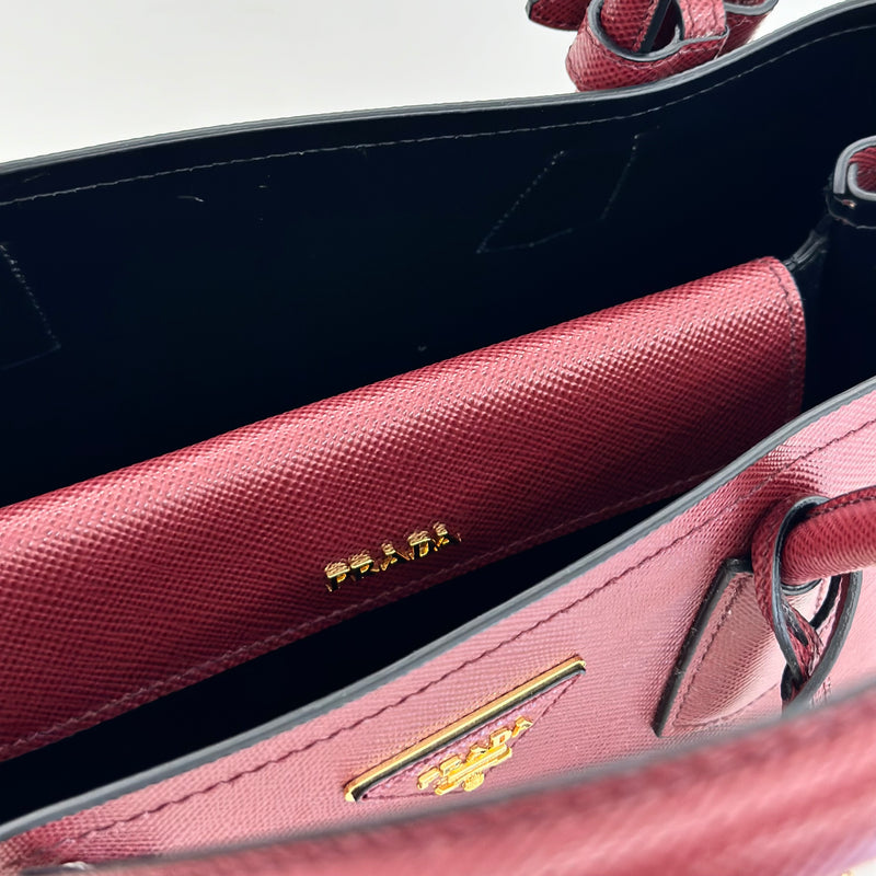 Prada Saffiano Bordeaux Medium