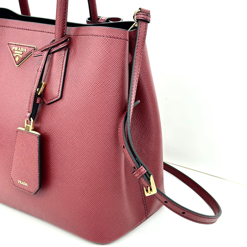 Prada Saffiano Bordeaux Medium