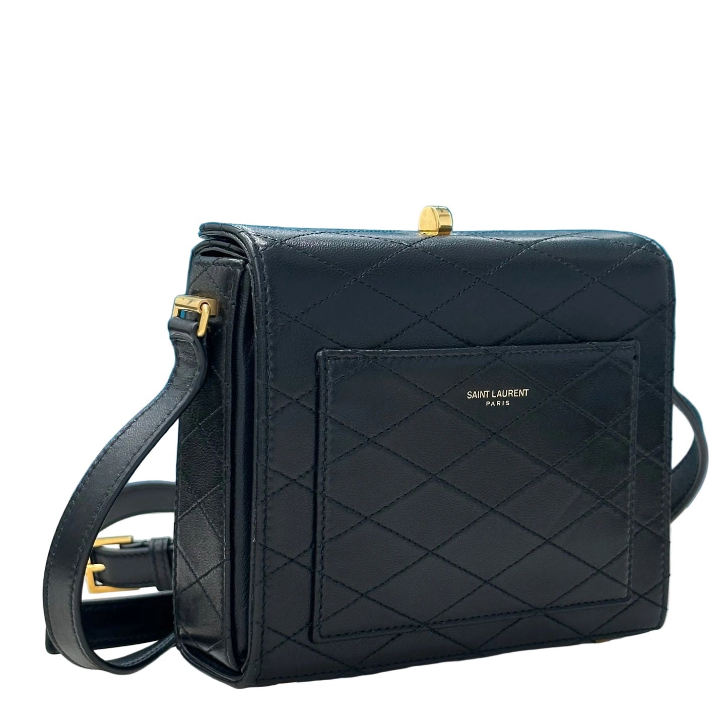 BORSA SAINT LAURENT MINI SQUARE QUILTED