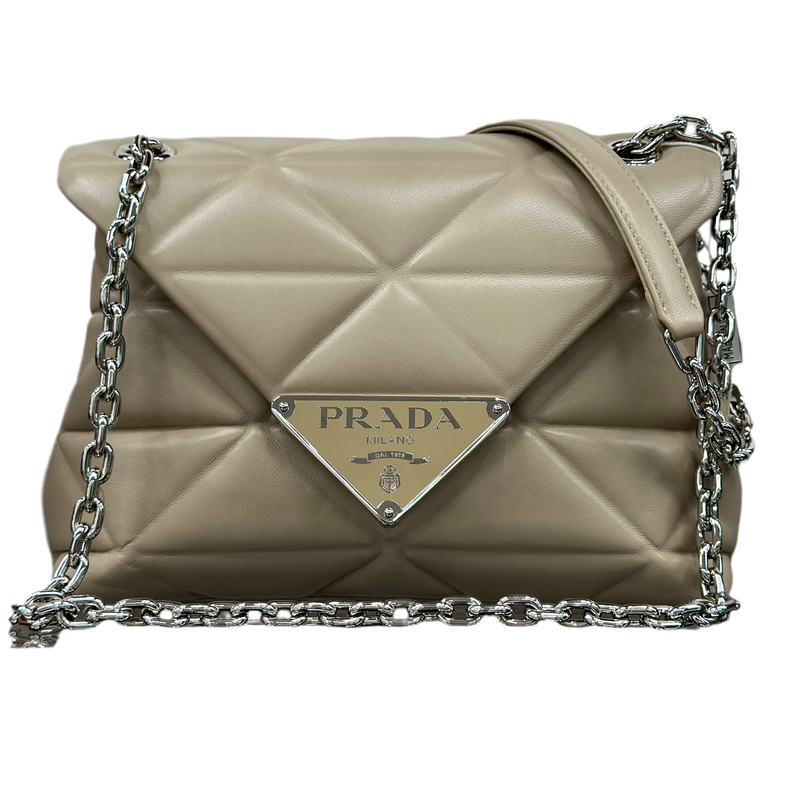 Borsa Prada In Pelle Beige