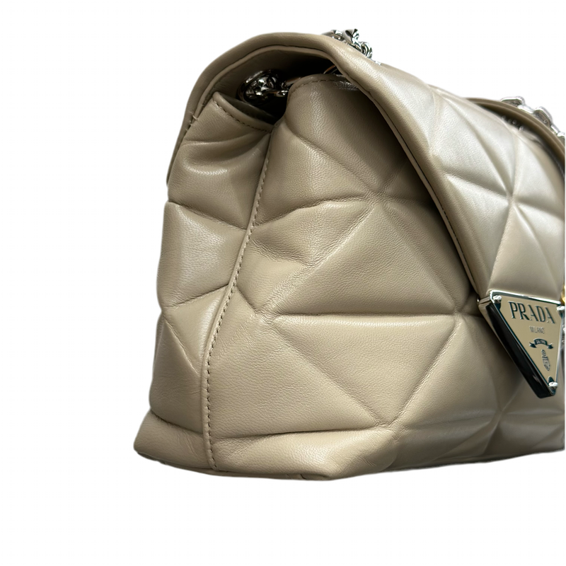 Borsa Prada In Pelle Beige