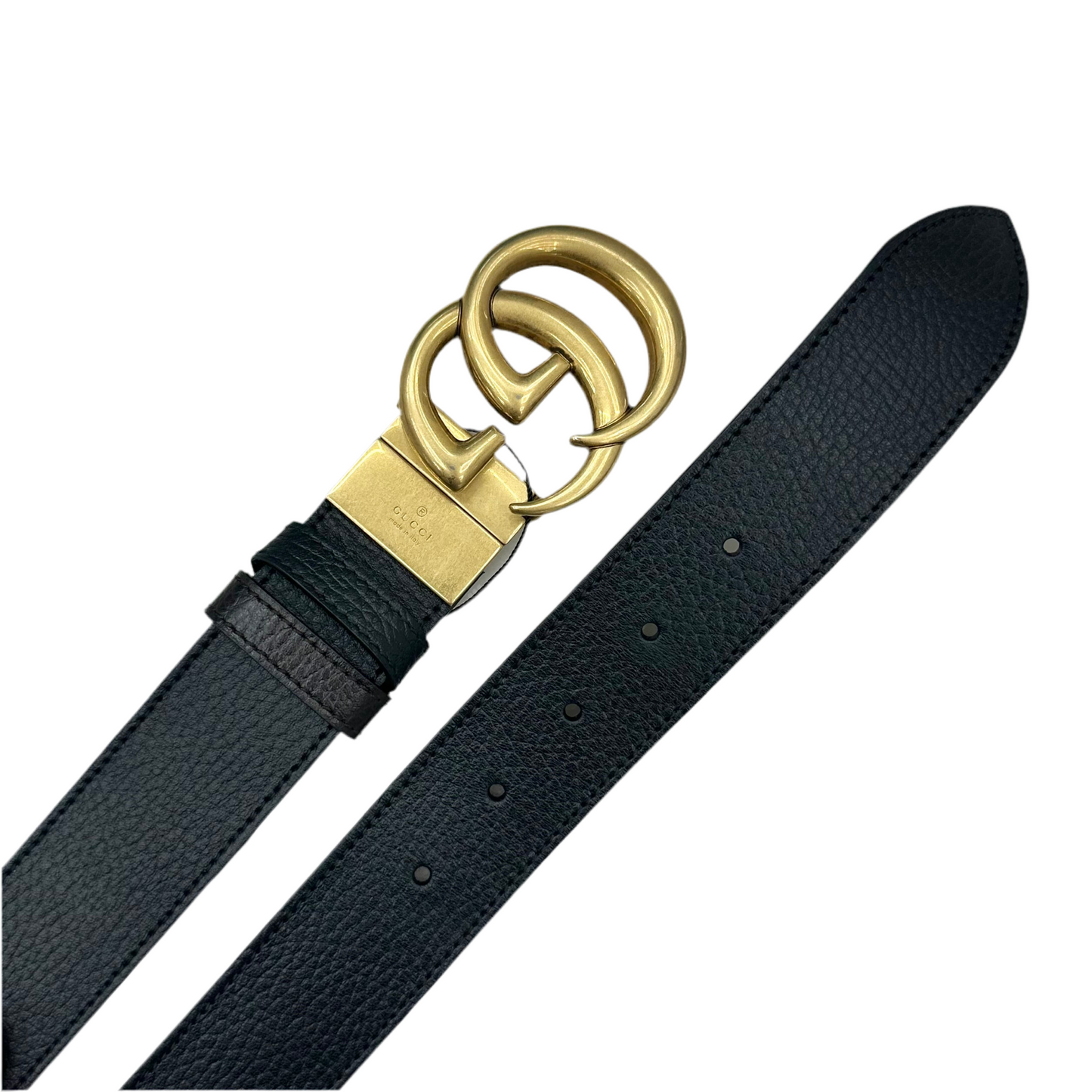 CINTURA GUCCI GG REVERSIBILE