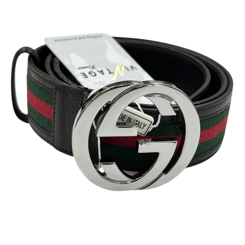 Cintura Gucci gg fascia web