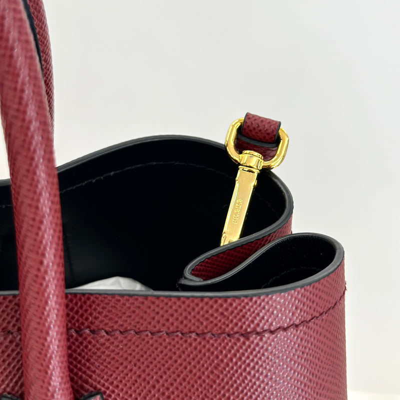 Prada Saffiano Bordeaux Medium