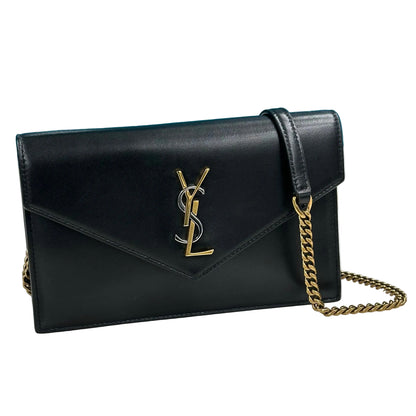 SAINT LAURENT ENVELOPE CHAIN WALLET