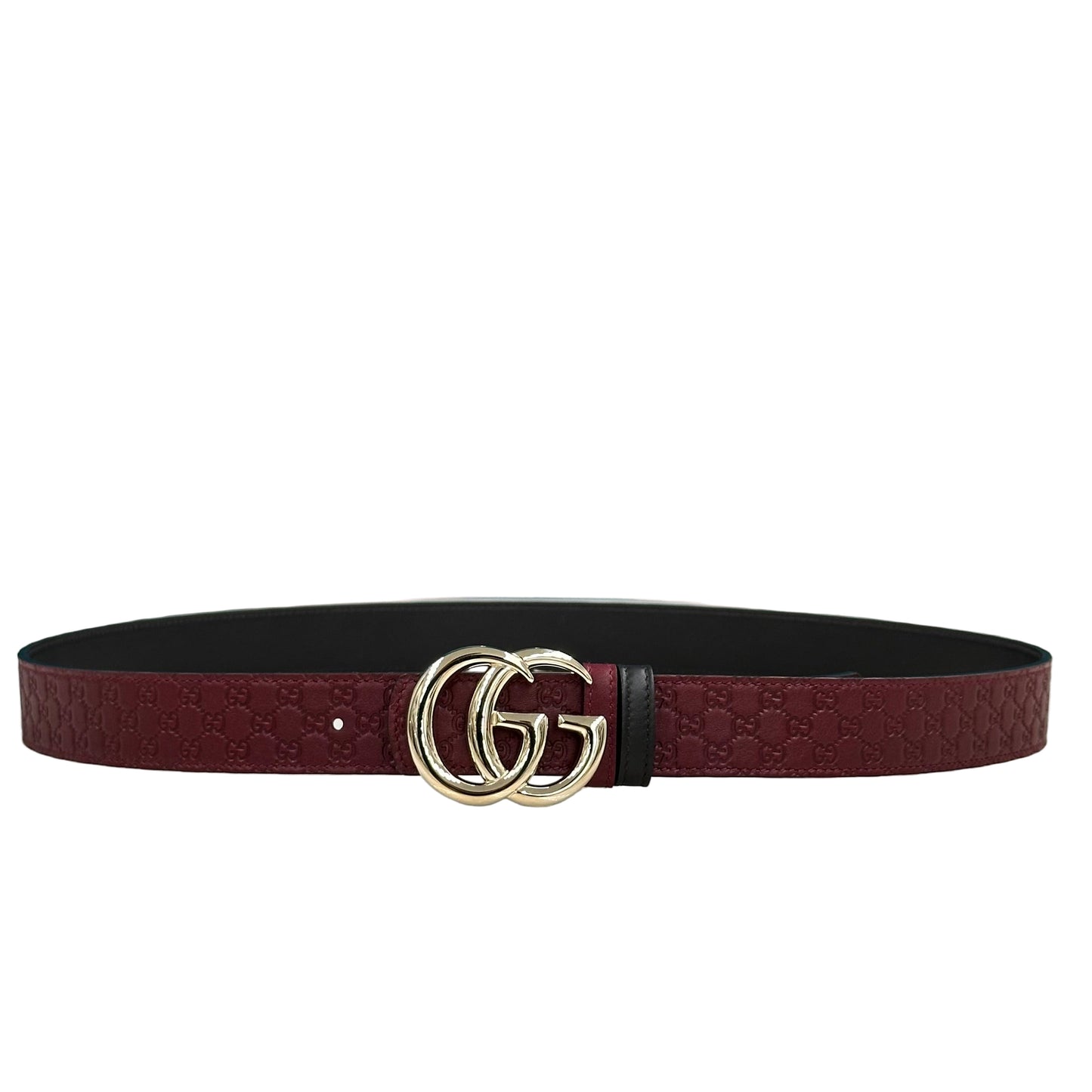 CINTURA GUCCI GG REVERSIBILE