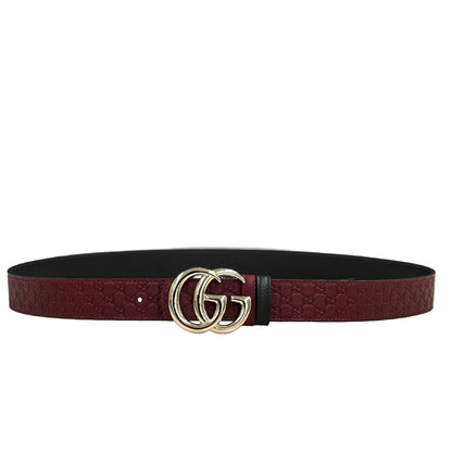 CINTURA GUCCI GG REVERSIBILE