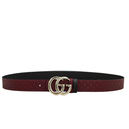 CINTURA GUCCI GG REVERSIBILE