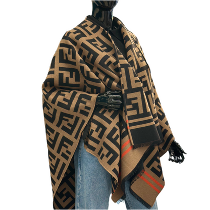 PONCHO FENDI FF