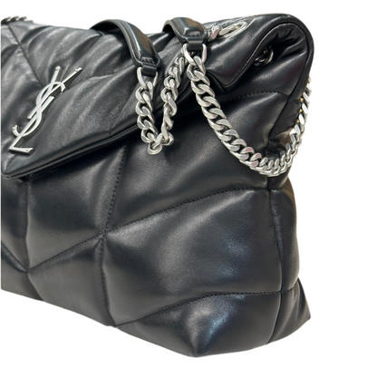 YSL Puffer Media In nappa trapuntata