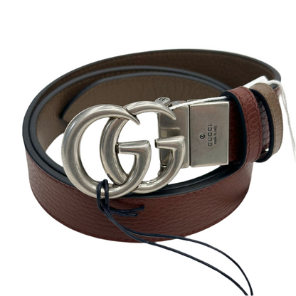 CINTURA GUCCI GG MARMONT REVERSIBILE