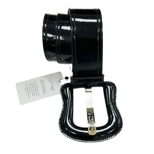 Cinturone Fendi in Pelle Lucida