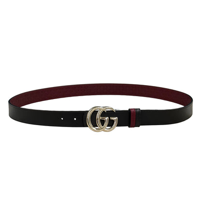 CINTURA GUCCI GG REVERSIBILE
