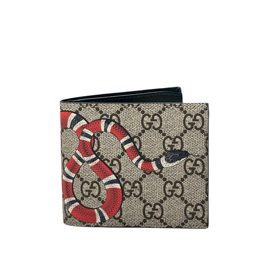 PORTAFOGLIO GUCCI BI- FOLD KINGSNAKE