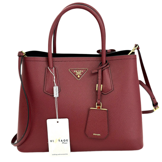 PRADA SAFFIANO BORDEUX MEDIUM