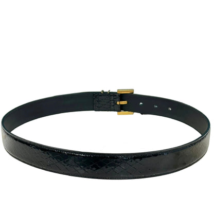 CINTURA SAINT LAURENT STAMPA PITONE
