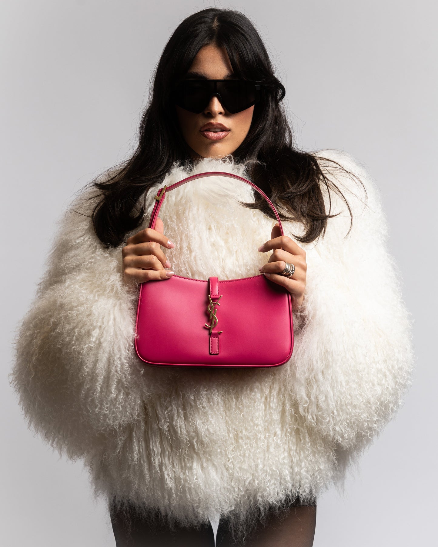 PELLICCIA MONGOLIA BIANCA