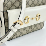 Tracolla Gucci Horsebit 1955 Beige