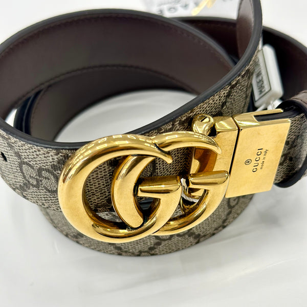 Cintura Gucci GG Supreme Reversibile