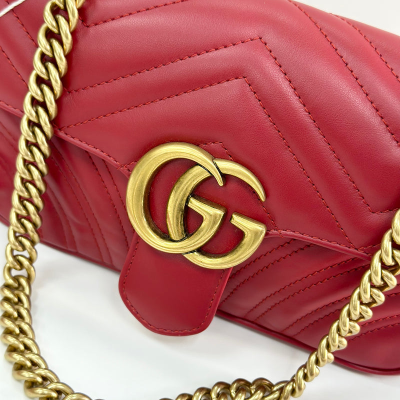 BORSA GUCCI MARMONT ROSSA