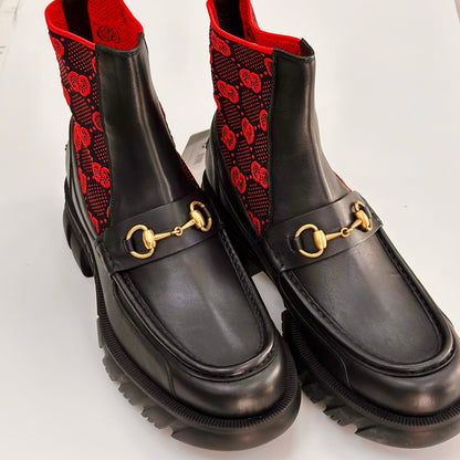 Stivali Gucci GG In Pelle
